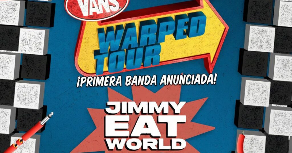 Jimmy Eat World abre el camino rumbo al Vans Warped Tour 2026