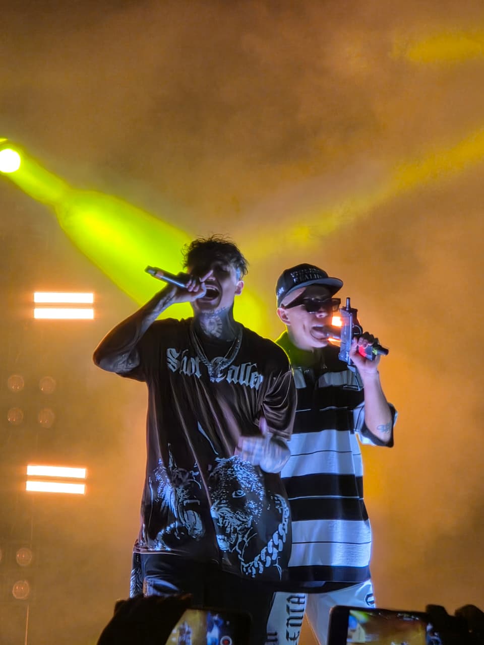 C-Kan durante su concierto en el Pepsi Center de la Ciudad de México