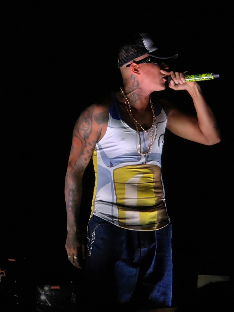 C-Kan durante su concierto en el Pepsi Center de la Ciudad de México