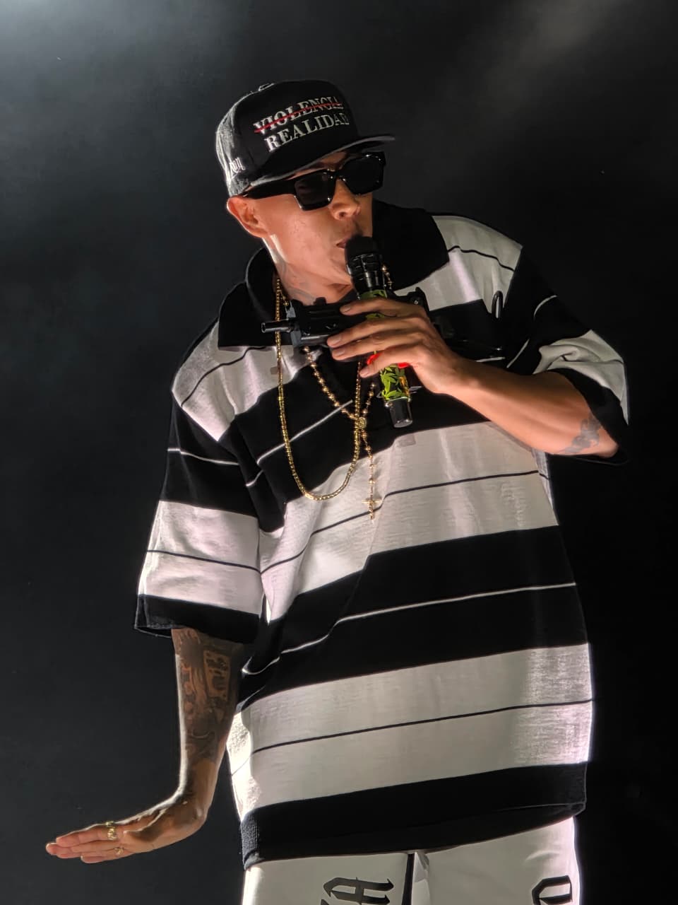 C-Kan durante su concierto en el Pepsi Center de la Ciudad de México