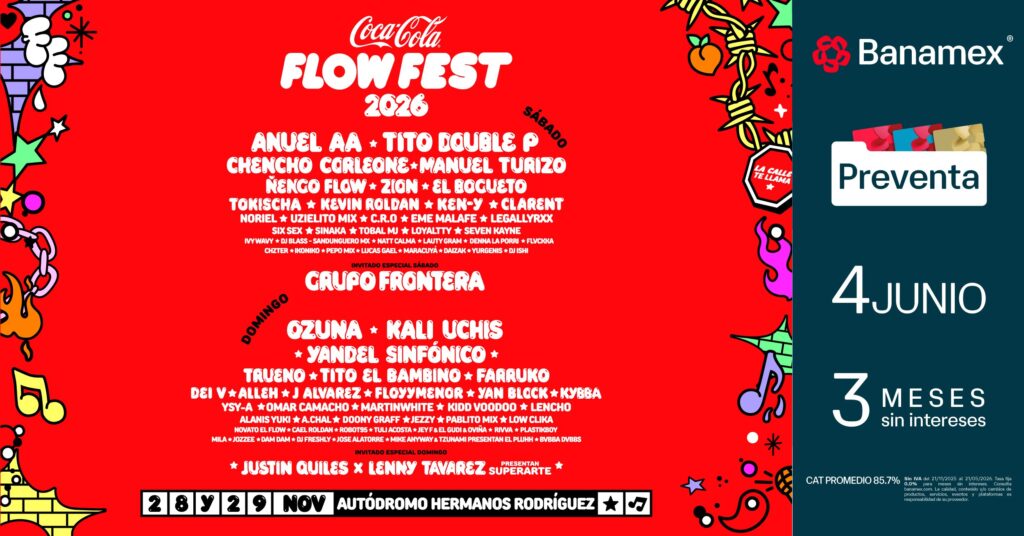 Cartel Coca Cola Flow Fest 2026
