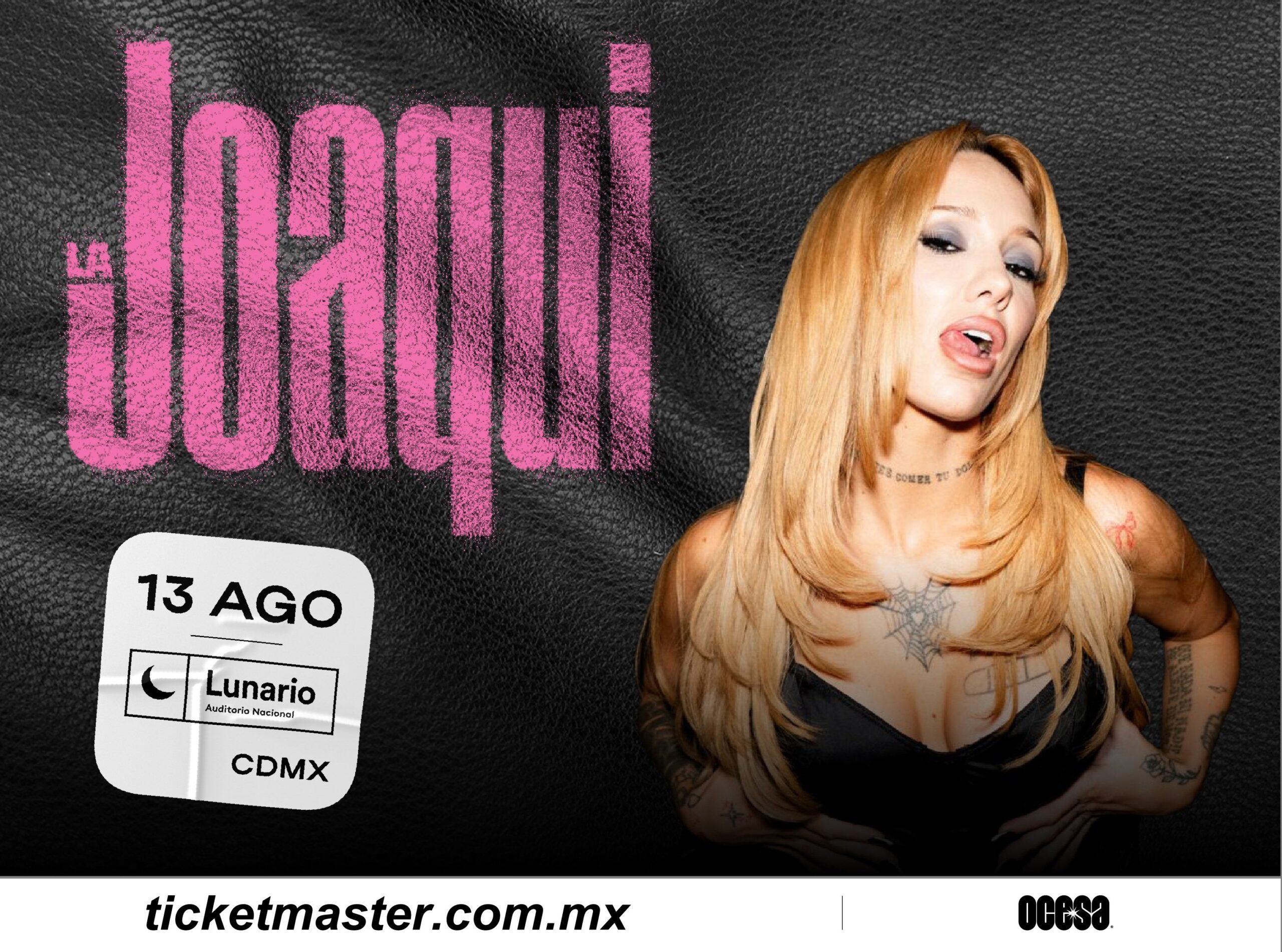 La Joaqui en el Lunario del Auditorio Nacional en CDMX