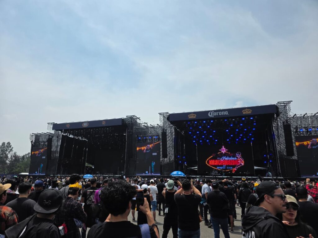 Vans Warped Tour México sábado 2026 durante la primera edición del festival